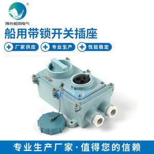 Prise de courant de table IEC RSIL2-2 bleue, 3 pôles, 125 V, 20 A et 16 A, options de commutateur verrouillable et non verrouillable - Product Image 2