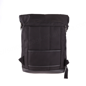 Nuevo diseño Durable Vintage antirrobo cierre de cremallera Oxford con adornos de PU mochila para ordenador portátil para hombres - Product Image 2