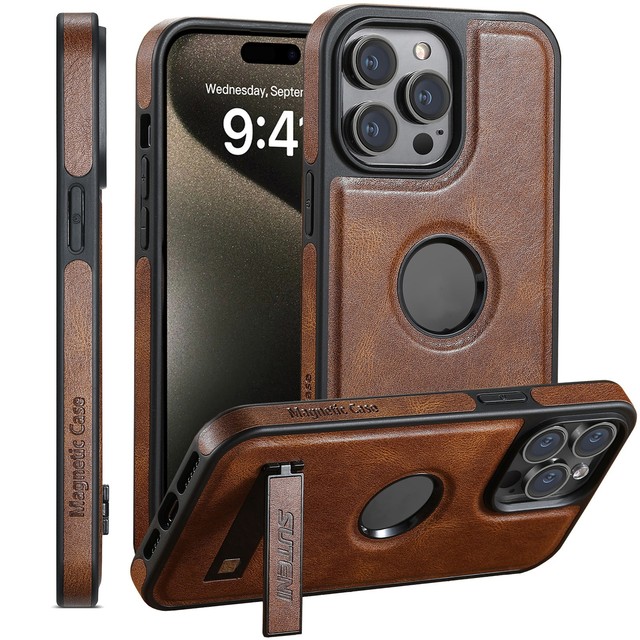 Wholesale Phone Case TPU PC Hollow Wireless Charging Shockproof Back Cover for iPhone 16 15 14 13 12 With Holder