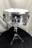 Sinomusik Professional Percussion Snare Drum Metal Cavity Marching Drum