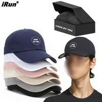 Casquette de performance ventilée IRun personnalisable avec logo, unisexe, anti-humidité, idéale pour la course et l'entraînement