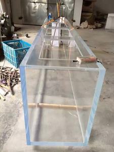 REDFIN Cast <b>Acrylic</b> Cylinder Aquarium Transparent <b>Fish</b> <b>Tank</b> Industrial Style Indoor Use UV Oil Resistant Food Grade Custom Size - Product Image 2