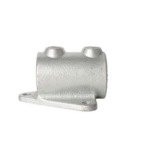 Abrazadera de riel de extremo de diseño personalizado al por mayor accesorios de tubería de patio de recreo de invernadero Fijación de <span class=keywords><strong>Palma</strong></span> lateral - Product Image 4