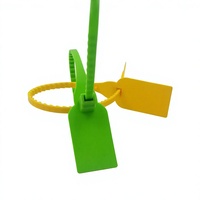 Sceau de sécurité en plastique jetable imprimé sur mesure, anti-effraction, pour la logistique, les marchandises, les camions, les coursiers et les expéditions