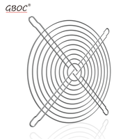 Grille de protection industrielle GBOC 180 mm en fil métallique argenté pour ventilateur axial de refroidissement 18 cm (7,09 pouces)