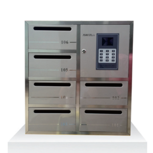 Cerradura Electrónica Inteligente para Exteriores, Casillero de Entrega con Sistema de Almacenamiento Inteligente de Acero Inoxidable, Casillero para Paquetes, Fabricación en Chapa Metálica - Product Image 1