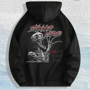 Sudadera con Capucha Gráfica <span class=keywords><strong>Antihero</strong></span> Stunned Studio, 100% Algodón, Almacén de EE. UU., 7 Colores - Product Image 1