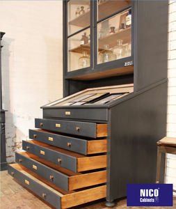 Armoire à médicaments NICOCABINET pour hôpital, étagères, rangement médical, armoire en bois pour <span class=keywords><strong>pharmacie</strong></span> - Product Image 3