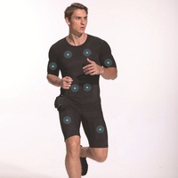 Combinaison de musculation EMS intelligente, vêtements de fitness à impulsions électriques, design imperméable, batterie au lithium, charge USB, unisexe