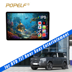 หน้าจอ IPS ขนาด 13.3 นิ้ว ความละเอียด 1080P Full HD, 8-Core 4GB+64GB, รองรับ HDMI, WiFi, Bluetooth, FM, เครื่องเล่นวิดีโอสำหรับความบันเทิงเบาะหลังสำหรับรถยนต์ BYD - Product Image 1