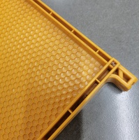 Neuer gelber Bienenstockrahmen mit Kunststoffwaben der Marke BAICHUN, Langstroth-Tiefenrahmen, Imkereiausrüstung, 6 Monate Garantie