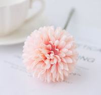 Kimuras Cabin 20 fleurs artificielles en soie de chrysanthème de 28 cm pour mariage/fête, décoration de la maison/de la table, remplissage de vase (blanc)