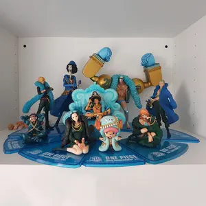 20 yıldönümü bir parçalı şekil Anime Ver. Luffy Zoro kıyıcı Sanji Robin Franky Usopp Nami Brook Action Figure Pvc Model oyuncak