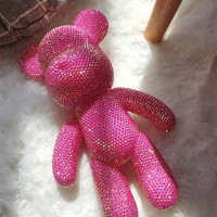 Nouveau kit de peinture au diamant créatif et tendance, ours fluide, kit d'ours en diamant, artisanat fait main pour enfants en stock