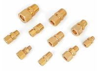 Manchon de compression en laiton pour tube, raccords à faible pression, résistant à la corrosion et aux produits chimiques, lisse