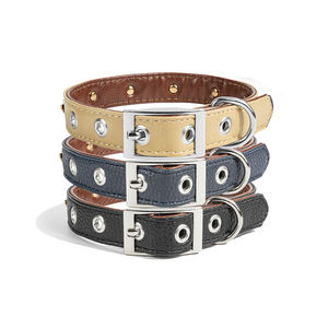 Correa para mascotas, Collar para mascotas, remaches, picos ajustables para perros, entrenamiento resistente, ajustable, nailon, Collar para perros, Collar de cuero OEM - Product Image 1