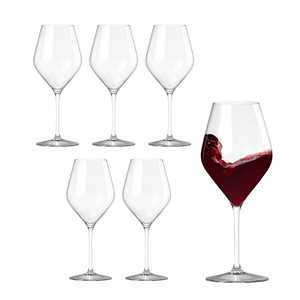 6 bicchieri da vino in plastica riutilizzabili infrangibili da 380 cc, lavabili in lavastoviglie fino a 350 volte - Product Image 6