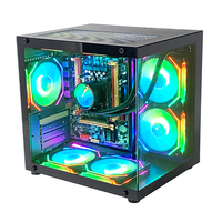 PCOOLING Case Pc Gaming Atx Pc Cabinet Oem Computer Case Verre trempé Pc Case