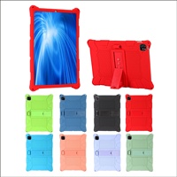 Étui antichoc en silicone pour tablette enfant, modèle exclusif, pour iPad A16 11e génération 11 pouces et 10,9 pouces (modèles 2022) avec support intégré