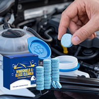 Nettoyant pour pare-brise sans logo, 30 comprimés effervescents pour le nettoyage des vitres de voiture