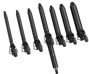 Professionele Verwisselbare 7 1 Vaten Keramische Haarkrultang & Platte Ijzeren Elektrische Automatische Roterende Golven & Ijzers - Product Image 1