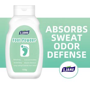 Etiqueta privada Mantener seco Etiqueta antipicazón Polvo <span class=keywords><strong>para</strong></span> <span class=keywords><strong>pies</strong></span> Desodorante <span class=keywords><strong>para</strong></span> <span class=keywords><strong>pies</strong></span> de atleta Polvo <span class=keywords><strong>para</strong></span> <span class=keywords><strong>pies</strong></span> 150g - Product Image 3