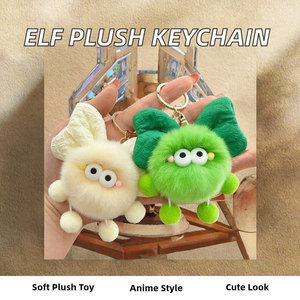 Llaveros de Monstruo Peludos de Moda al por Mayor para Adorno de Bolsos, Accesorio para Llaves de Coche, Regalo de Cumpleaños y Decoración Diaria - Product Image 2