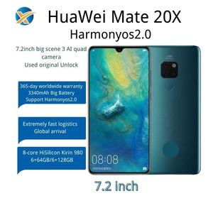 Téléphones mobiles d'occasion originaux Mate 20X Android 6 + 128 Go Support <span class=keywords><strong>GooglePlay</strong></span> pour Huawei Mate 20X - Product Image 2