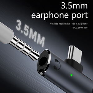 Convertitore Audio USB a Aux, Adattatore per Ricarica e Uscita Cuffie 2 <span class=keywords><strong>in</strong></span> 1, Splitter Tipo <span class=keywords><strong>C</strong></span> con Jack per Cuffie da 3,5mm - Product Image 3