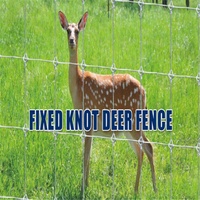 Clôture anti-cerfs en fil d'acier galvanisé à chaud de 2 m de hauteur, à nœuds fixes, tissage uni, protection agricole sécurisée, garantie 10 ans