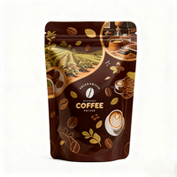 Fabricant de sacs d'emballage flexibles pour aliments, sachets debout avec logo personnalisé, fermeture éclair, Bolsas De Cafe
