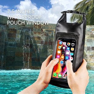 Açık rulo üst su geçirmez sırt çantası seyahat yüzer su geçirmez kuru çanta kayak botla yüzme ve kamp için - Product Image 3