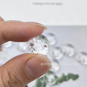 Acrylic Double Hole Round <b>Beads</b> For Jewelry Making 12mm Clear Transparent DIY Craft Supply - Product Image 3