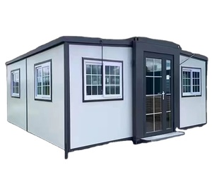 บ้านคอนเทนเนอร์สำเร็จรูปพับได้ ขยายได้ ระบายอากาศได้ ผลิตจากเหล็ก ขนาด 5900x6300 มม. แบบเคลื่อนย้ายได้ พร้อมห้องน้ำ  สำหรับ 2, 3, 4 ห้องนอน สไตล์โมเดิร์นจีน - Product Image 5