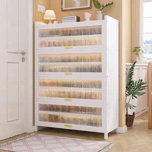 Libreria in metallo dal Design moderno per uso domestico-libreria in piedi a prova di polvere per uffici e salotti - Product Image 3