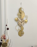 Horloge Murale Luxe Léger, Décoration de Maison Personnalité Créative en Fer Forgé pour Salon