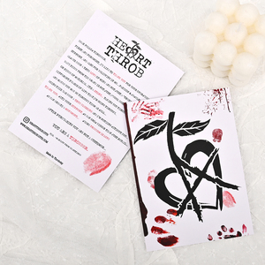 Oem tùy chỉnh thiết kế của bạn in ấn giấy nghệ thuật thông tin phản hồi thẻ kinh doanh Cảm ơn bạn thương mại điện tử xem xét chèn thẻ - Product Image 3