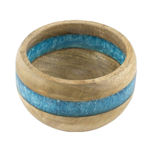 Vintage Varnish Acacia Wood <b>Salad</b> <b>Bowl</b> Dishes <b>Wooden</b> Carved Serving <b>Bowl</b> Large Resin Epoxy and Wood <b>Bowl</b> By FWE - Product Image 1