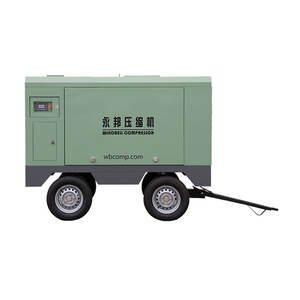 <span class=keywords><strong>Compresseur</strong></span> d'air à vis portable diesel et électrique à quatre roues, 400 CFM, 10 bars, pour le sablage - Product Image 4