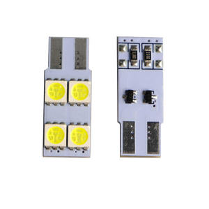 หลอดไฟรถยนต์ T10 5050 LED 5W5 Canbus พร้อมหลอดไฟ LED SMD 4 ดวง แรงดันไฟฟ้า 12V - Product Image 1