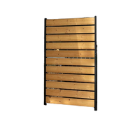 Panneau de clôture d'écran de confidentialité extérieur Concord Cedar 5 pieds de haut X 3.3 pieds de large Enclo non creusant pour la décoration de cour cachant l'air