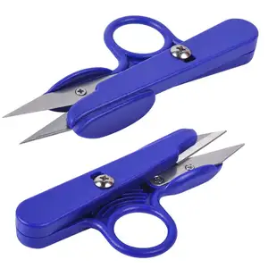 Blue Thread Cutter Yarn Scissors Fabric Scissors Small Snips Trimming Nipper For DIY Sewing Tailoring Dressmaking Crafting