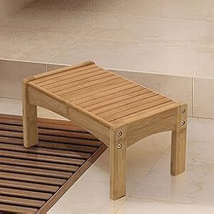 Marchepied en bambou durable pour enfants tout-petits Repose-pieds en <span class=keywords><strong>bois</strong></span> de bambou Tabouret d'entraînement au pot antidérapant Design écologique multifonction - Product Image 2