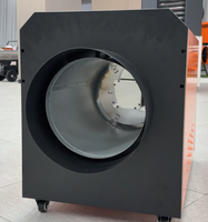 Chauffage par ventilateur au propane LN120LPTE-F 120 kW, chauffage d'appoint à air forcé GPL pour serres, fermes, élevages avicoles, magasins d'alimentation