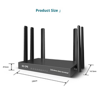 Routeur sans fil ARRONNA ARCPE1252 2.4G 5G NR 1200M WiFi5 avec chipset SF19A2890, double cœur, quad-thread, architecture MIPS 1 GHz, WAN/LAN