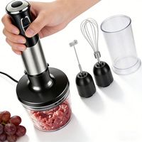Appareils de cuisine européens standard tout-en-un, mixeur alimentaire, batteur à main en acier inoxydable