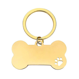 <strong>Customized</strong> Pet Cat Dog Tags Blank Stainless Steel Metal Pet Tags <strong>Personalized</strong> Blanks Bone <strong>Key</strong> <strong>Chain</strong> Pendant Souvenirs <strong>Chains</strong> Tag - Product Image 6