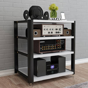 Support Audio à coins arrondis <span class=keywords><strong>HIFI</strong></span> DK-014, étagère, armoire d'amplificateur, plancher multicouche, support d'armoire Aome, support de haut-parleur - Product Image 3