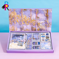 Coffret Cadeau Journal en Cuir Végétalien PU Premium avec Stylo, 100 Feuilles, Organiseur/Agenda à Couverture Rigide à Feuillets Mobiles, Carnet Élégant, Souvenir