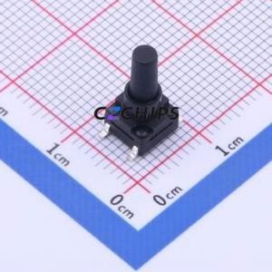 K2-1839SQ-T4SW-02 Tactile Switch SMD-4P,6.2x6.2mm Switch 2.5N Vertical Mount 6.2mm 6.2mm - Product Image 1